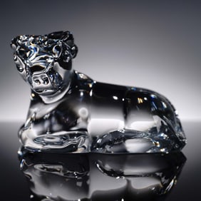 Baccarat Crystal Figurine, Zodiac Ox