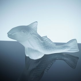 Baccarat Crystal Figurine, Gadideo Fish
