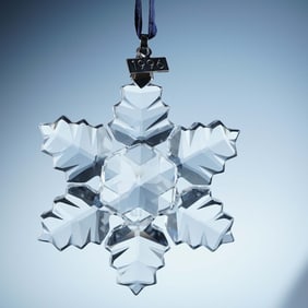Swarovski Crystal Annual Snowflake Ornament 1996
