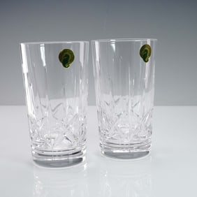 2pc Waterford Crystal Highball Glasses with Box