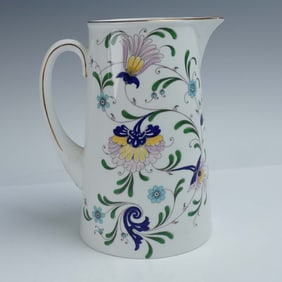 Coalport Bone China Pageant Pattern Floral Jug