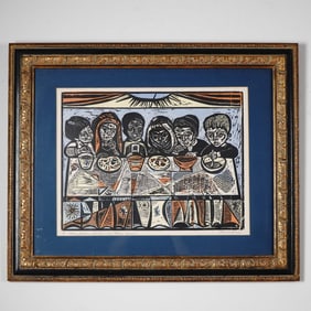 Irving Amen, Artist Proof Woodcut on Paper, Signed and Numbered