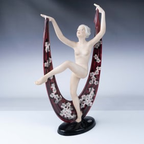 Goldscheider by Josef Lorenzl Art Deco Figurine, 8451