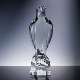 Baccarat Crystal Eagle Sculpture