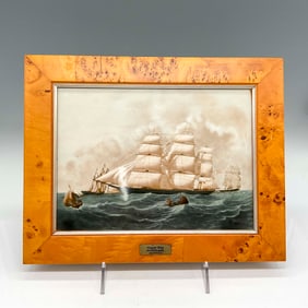 Wedgwood Hurricane Nautical Clipper Porcelain Plaque