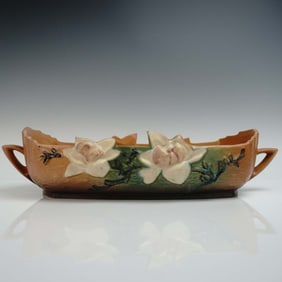 Roseville Pottery Centerpiece Bowl, Magnolia