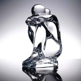 Baccarat Crystal Nude Figurine by Robert Rigot