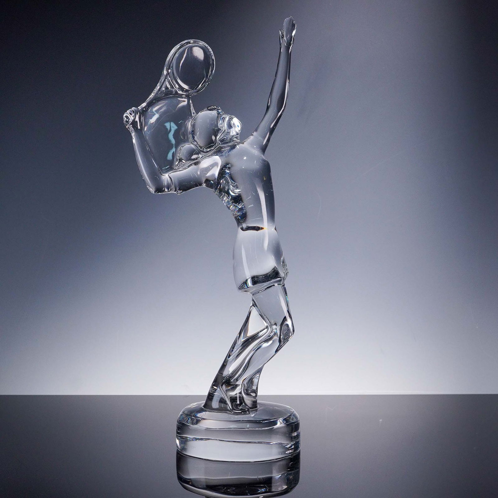 Baccarat Crystal Figurine, Woman Tennis Player (1 of 7)