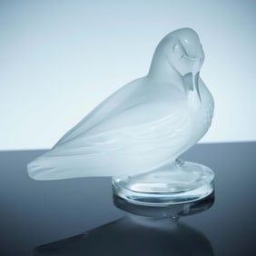 Lalique Crystal Figurine, Gaetan Duck