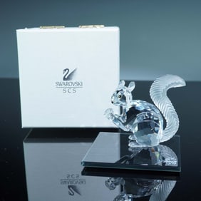Swarovski Crystal 10th Anniversary Figurine, The Squirrel