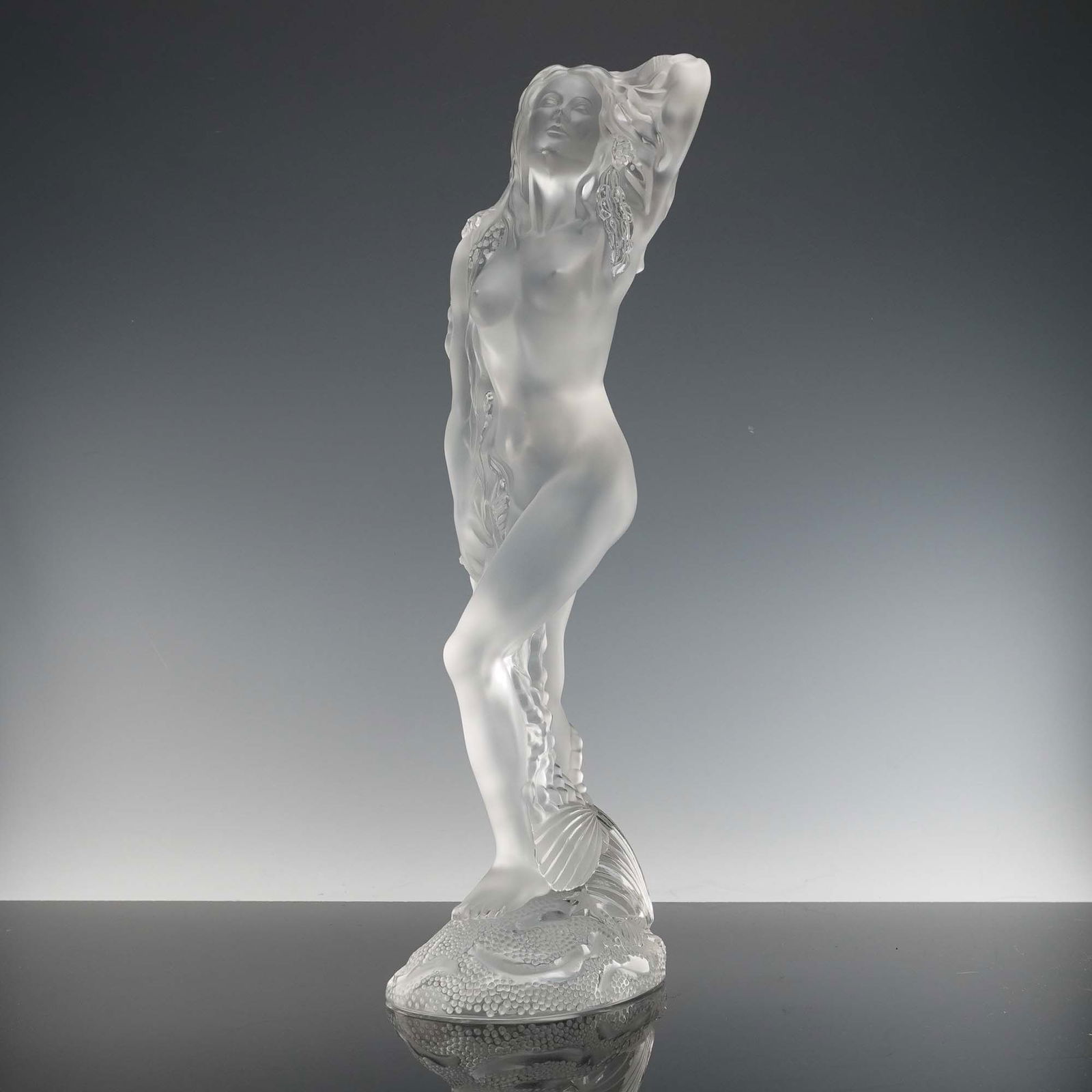 Lalique Crystal Statue, Oeanide (1 of 8)