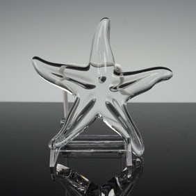 Baccarat Clear Crystal Figurine, Starfish
