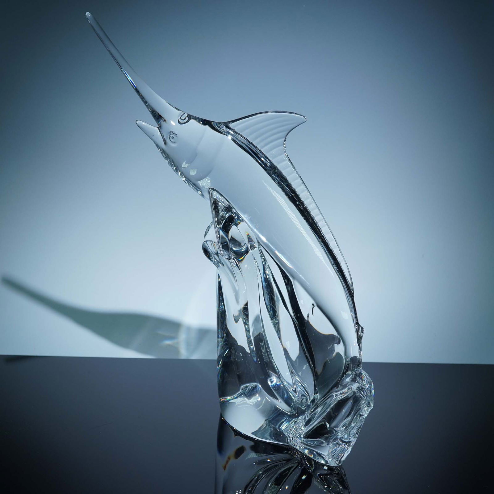 Baccarat Crystal Figurine, Leaping Marlin (1 of 4)