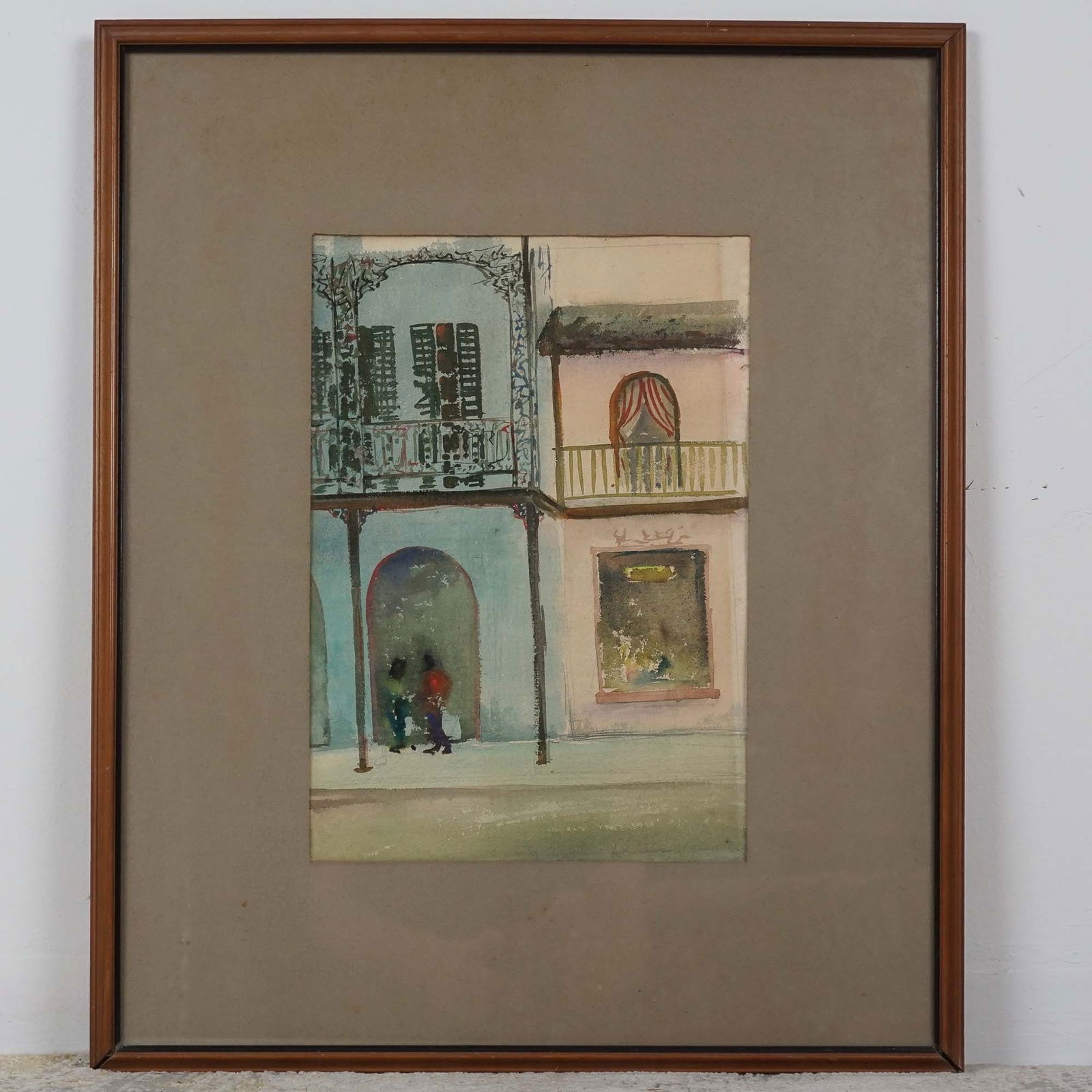 Watercolor Painting Annette Krauss Rose, New Orleans Scenes (1 of 5)