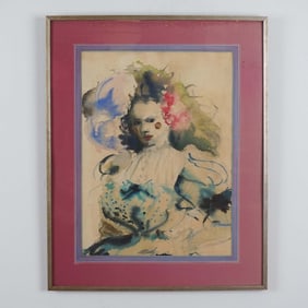 Annette Krauss Rose Watercolor Painting