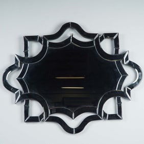 Modern Geometric Beveled Wall Mirror