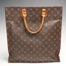 Louis Vuitton Monogram Canvas Sac Plat Tote Bag