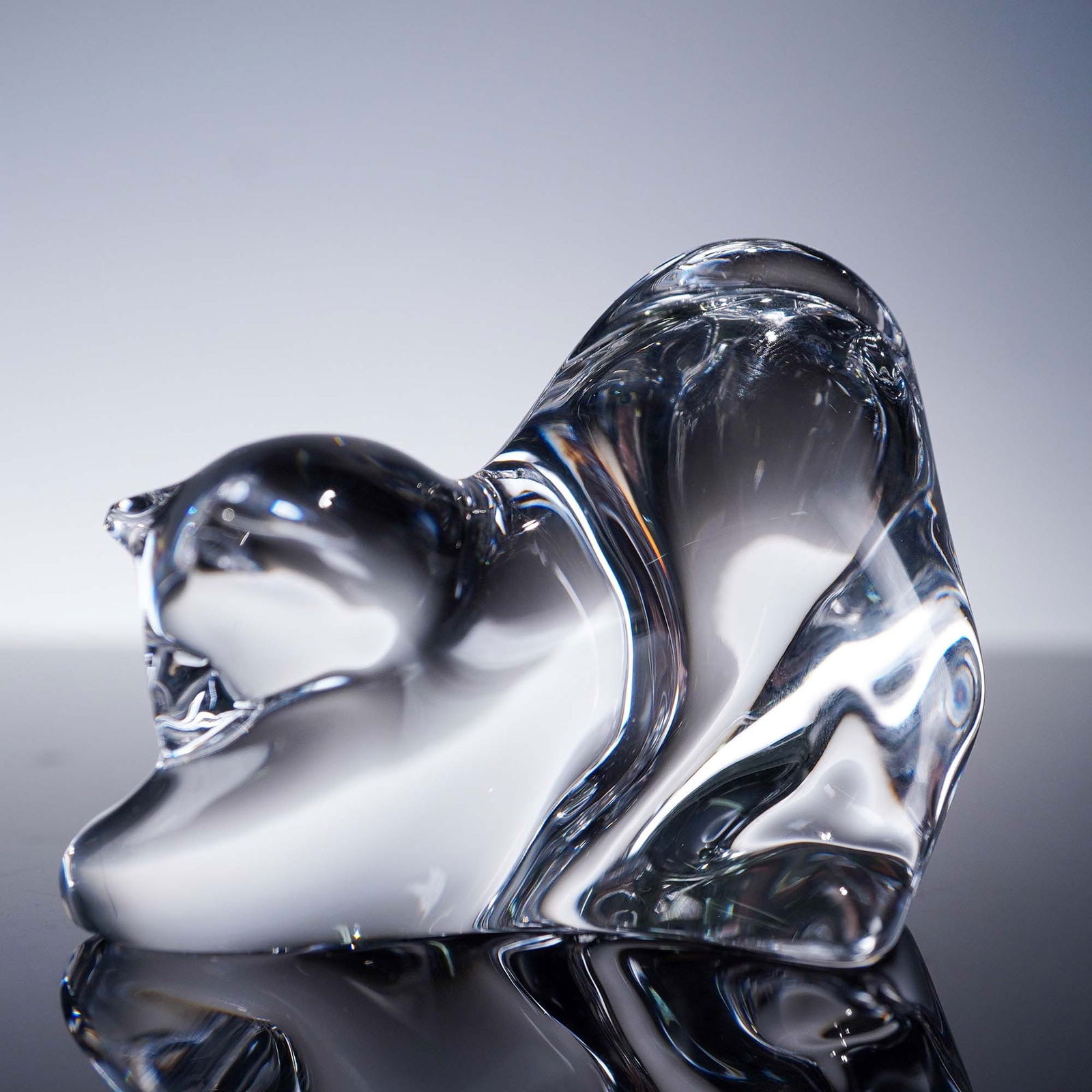 Baccarat Crystal Figurine, Kitten (1 of 8)