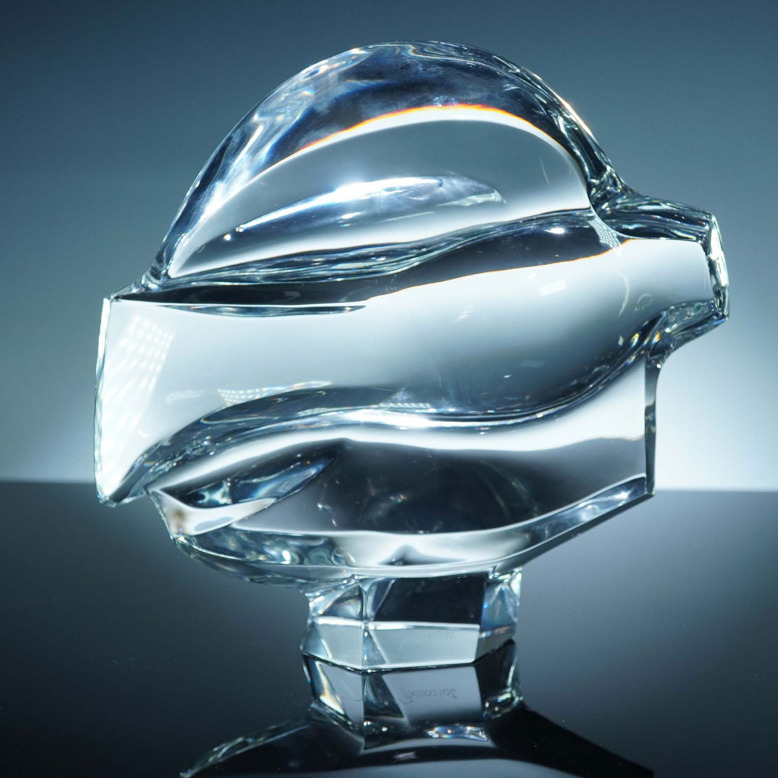 Baccarat Crystal Figurine, Abstract Fish Sculpture (1 of 4)