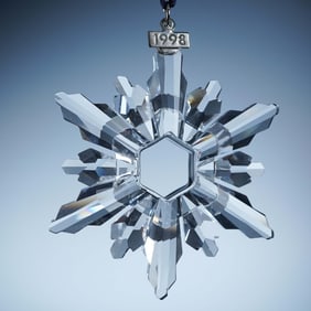 Swarovski Crystal Ornament, 1998 Christmas