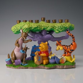 Disney Winnie the Pooh Hanukkah Picnic Menorah