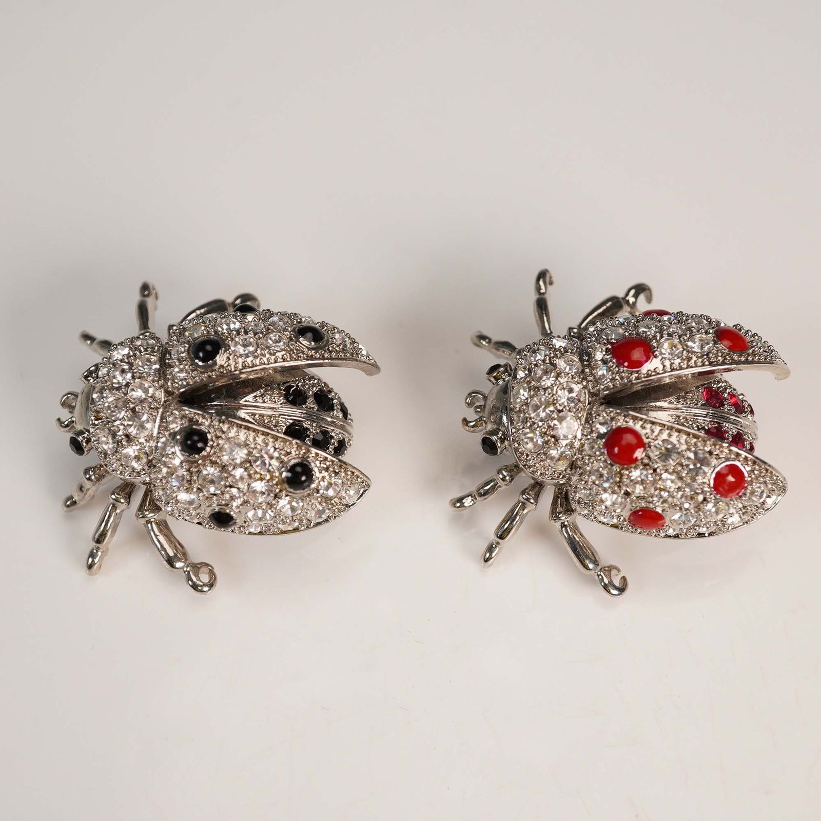 2pc Landau Crystal Ladybug Brooch Set (1 of 3)