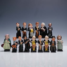 15pc Royal Doulton Dickens Figurines, Charles Dickens Series