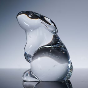 Baccarat Crystal Figurine, Rabbit