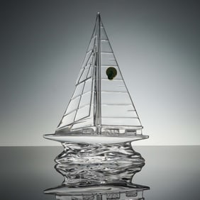 Waterford Crystal Figurine, Sailboat