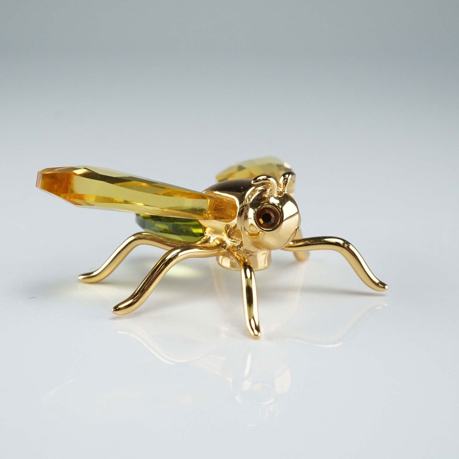 Swarovski Crystal Paradise Bug Figurine, Fly Akima Topaz 250470 (1 of 7)