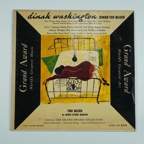 Dinah Washington Sings the Blues LP, Grand Award Records