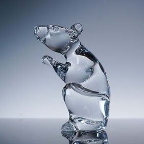 Baccarat Crystal Figurine, Rat