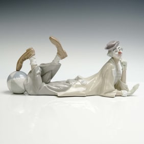 Lladro Porcelain Figurine, Clown with Ball 1004618