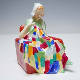 Royal Doulton Porcelain Figurine, The Patchwork Quilt HN1984