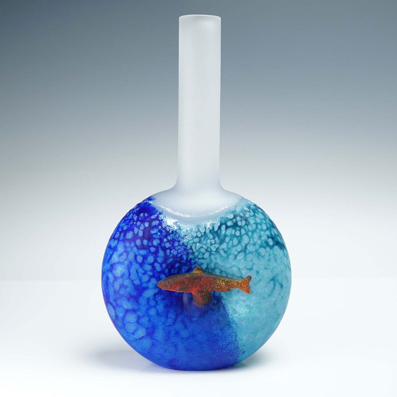 Kosta Boda Kjell Engman (Swedish, b.1946) Reef Glass Vase