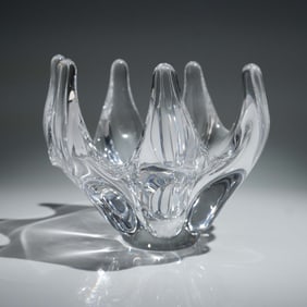 Vannes Le Chatel Glass Freeform Bowl