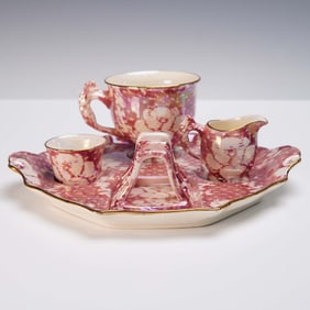 5pc Grimwades Royal Winton Breakfast Set, Brocade Cranberry