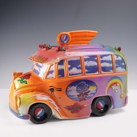 Grateful Dead Premier Edition Bus Cookie Jar by Vandor, Boxed