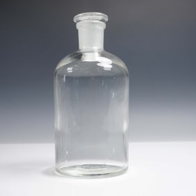 PYREX Clear Glass Bottle with Stopper