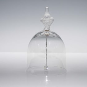 Crystal Bell with Frosted Handle