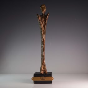 Antonio Kieff Grediaga Bronze Sculpture, Sombra