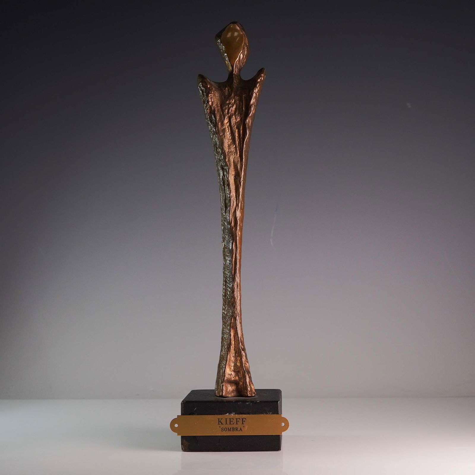 Antonio Kieff Grediaga Bronze Sculpture, Sombra (1 of 5)