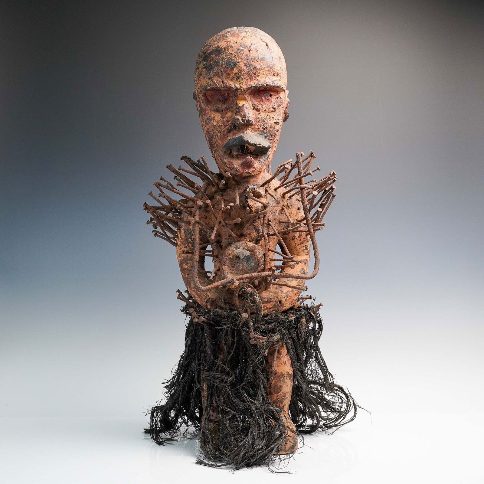 Nkisi Nkondi Nail Fetish Power Figure, Congo (1 of 6)