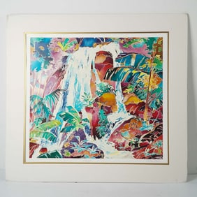 Andrew Stylianou, Limited Edition Print, Waterfall - Signed