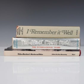 3pc Vintage Hollywood Film Books, Movie Stars & Directors