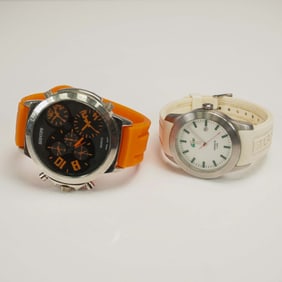 2pc Lacoste and Santini Quartz Wristwatches