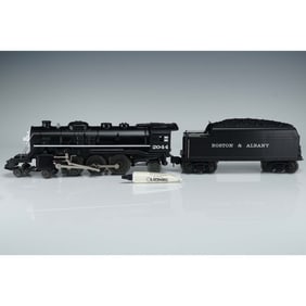 Lionel O Gauge 2044 Boston & Albany 4-6-2 Steam Locomotive & Tender