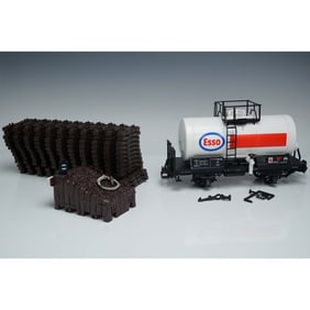 3pc LGB Train Set with Esso Tank Car and Track Sections