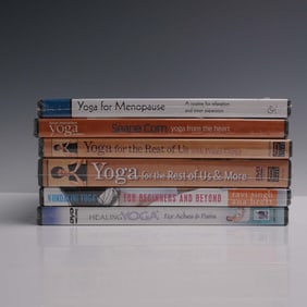 6pc Yoga Instructional DVD Collection Set
