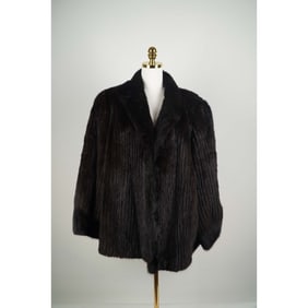 Luxury Natural Ranch Mink Fur Coat from Denmark